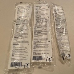 New Pampered Chef Classic White Mix n Scraper Spatula Lot of 3 Set 1657 1656 165