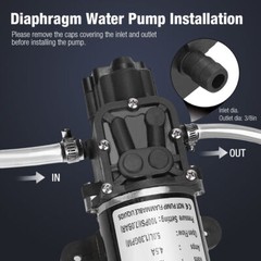 Water Pump 12V High Pressure Self Priming Sprayer 130PSI Diaphragm Auto Switch
