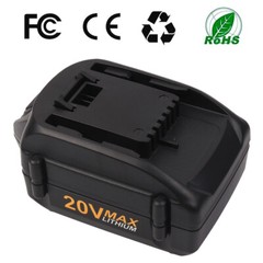 2pack For WORX 20V MAX Extend Lithium Battery 20 Volt WA3520 WA3525 WA3575 WG155