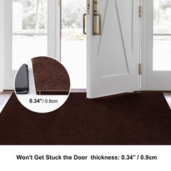 Runner Rug 2 x 8, 2 x 10 ft Hallway Non Slip Rubber Back Rugs for Kitchen Indoor