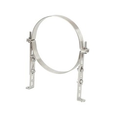 Heavy Duty Adjustable Wall Bracket for 6″ Double Wall Chimney Pipe Support