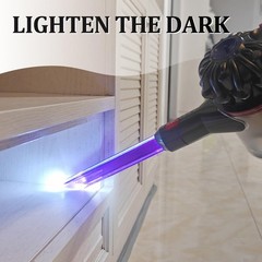 Light Pipe Crevice Tool for Dyson V8 V7 V11 V10 Cordless Vacuum Cleaner,Illum…
