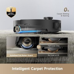 DREAME Aqua10 Roller AE Robot Vacuum Roller Mop Carpet-Safe Roller Guard
