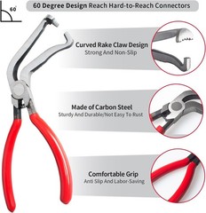 4* Electrical Disconnect Pliers 60° Automotive Electrical Connector Separator