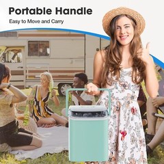 Countertop Ice Maker Portable Ice Machine Self-Cleaning 9 Cubes 6 Mins 26.5Lbs