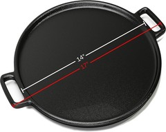 Heavy Duty Tortilla Cast Iron Griddle Oval Skillet Comal Para Tortillas Flat Pan