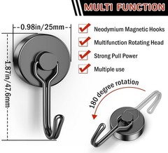large magnetic hooks heavy duty 100 lbs 110 lbs strong magnetic hooks hanger