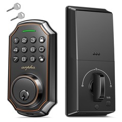 ARPHA Keyless Entry Smart Door Lock Anti-Peeping Password Keypad Auto Deadbolt