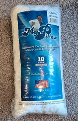 MyPillow Classic Standard Bed Pillow White Washable Dryable Solid *New Sealed*