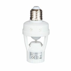 Infrared PIR Motion Sensor E27 LED Light Lamp Bulb Holder Socket Switch 110/220V