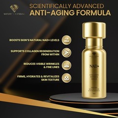 NAD+ Anti-Aging Serum – Boost Cellular Energy, Firm Skin & Reduce Wrinkles – wit