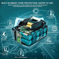 2Pack For Makita 18V 8.0Ah LXT Lithium-Ion Tool Battery BL1830 BL1850 BL1860