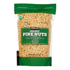 KIRKLAND ORGANIC PINE NUTS 24 OZ, 1.5 LB (680G)