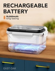 Cordless Electric Lunch Box for Adults, Heated Lunch Box Battery Powered