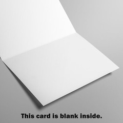 Simple ANYTIME Blank Inside Card, American Flag by Premium Greetings + Envelope