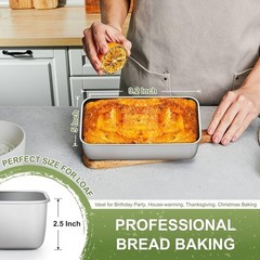 Stainless Steel Loaf Pan Durable Oven Safe Baking Dish Dishwasher Safe New