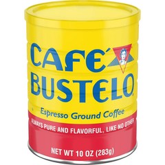 Cafe Bustelo, Espresso Style Dark Roast Ground Coffee, 10 oz Can (Pack of 3)