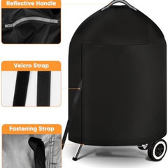 Grill Cover for Weber Charcoal Kettle- Heavy Duty Waterproof BBQ Cover 22″