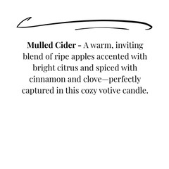 Tyler Candle Company Jar Candle | Mulled Cider (choose size)