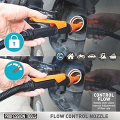 Battery Powered Electric Fuel Transfer Pump Portable Gas Oil Liquid Pump