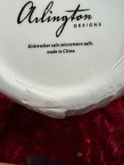Arlington Designs Figural Bunny Pink Cabbage Bowl 6.5in Spring Easter Decor—New