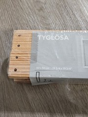 IKEA Tyglosa Wooden Picture Frame Kit Pine Square Framing Kit 19.75” NEW