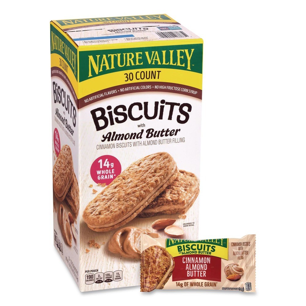 Green Rabbit 22001046 1.35 oz Biscuits – Cinnamon with Almond Butter (30/CT) New