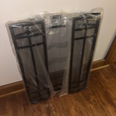 Katie Brown Simply At Meijer 3 Panel Fireplace Screen Modern Home Decor Open Box