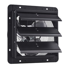 VEVOR 12 in Shutter Exhaust Fan with Speed Controller Wall Mount for Shed