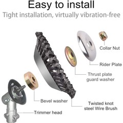 Trimmer Head for Weed Eater Head,Rust Removal, Lawn Mower Cleaning Tool (8 inch)
