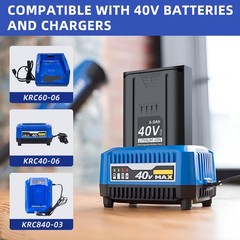 New 6.0Ah Lithium-ion Battery For Kobalt 40Volt Max KB440-03 KB2540C-06 KB640-03