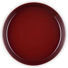Le Creuset Neo Round Plate 17cm Garnet (Rhone) Japonesque Stoneware Japan New