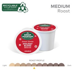 Green Mountain Coffee Roasters Holiday Blend, K-Cups Pods, 96 Count
