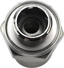 Brushed Nickel Shower Head Swivel Ball 360°Brass Chrome Shower Head Elbow Adapte