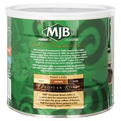 MJB European Ground Coffee Dark Roast 23 Ounce Can