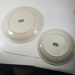 Apple Blossom Casuals China Pearl (4) Dinner 10.25″ and (4) Salad Plates 7.75″