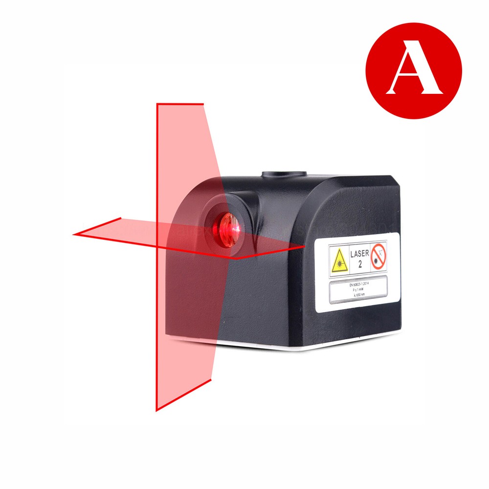 Mini Cross Red / Green Laser Level 2 Lines Horizontal and Vertical Cross Line vP
