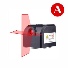 Mini Cross Red / Green Laser Level 2 Lines Horizontal and Vertical Cross Line vP