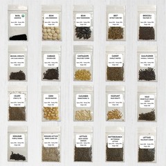 Heirloom Vegetable Seeds Survival Garden Kit – Over 18,000 Seeds, 39 Varieties