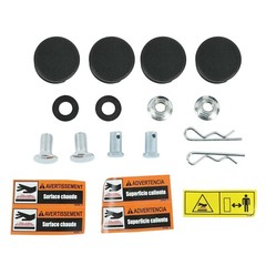 2-Bar Front Bumper Guard Lawn Protection W/ Stickers For John Deere 100 Series