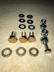 Husqvarna bushings, bolts, nuts and washers. Sorry, Part #s not available