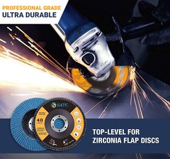 40PCS 4.5 x7/8″ Zirconia Flap Disc 4-1/2 60 Grit Grinder Sanding Grinding Wheel
