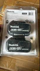Genuine Makita BL1860B-2 18V 6.0Ah Lithium Battery 2-Pack – NEW – Ships from USA