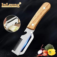 2 in 1 Vegetable Peeler Stainless Steel Dual Blade Kitchen Fruit Peeling Tool