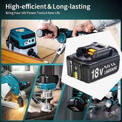 2Pack For Makita 18V 8.0Ah LXT Lithium-Ion Tool Battery BL1830 BL1850 BL1860