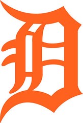 Detroit Tigers Old English D – Vinyl Decals Various Colors & Sizes!