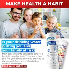 21-in-1 Home Drinking Water Testing Kit – 120 Strips + 4 Bacteria Tests – Tap…