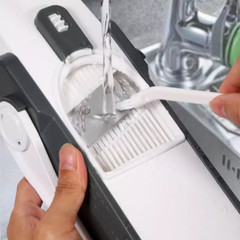 Safe Mandoline Slicer 5 in 1 Vegetable Chopper Food Potato Cutter Adjustable**++