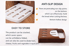 Foldable Compact Bread Slicing Guide – Bake Slicer Cutter for Homemade Bread