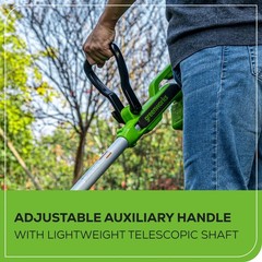 Greenworks 40V 13″ Gen2 Cordless String Trimmer/ Edger w/ 2Ah Battery & Charger